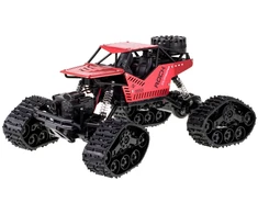 RoGer Rock Crawler 2in1 Radio controlled Car / 2.4Ghz / 4x4 / 20 km/h / 1:16 / Raudona