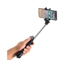 RoGer Selfie Stick + trikojo stovas su Bluetooth nuotolinio valdymo pultu