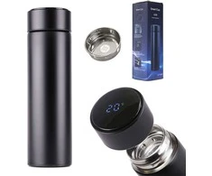 RoGer Thermo Mug Smart LED 500ml Juodas