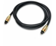 RoGer TOSPD2M SPDIF Toslink optinis garso kabelis 2m, auksinis