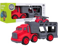 Roger Set of Vehicles: Tow Truck + Fire Trucks