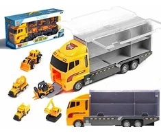 RoGer Toy Truck and Construction Equipment Set