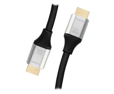 „RoGer UHD8K3BK UHD 8K@60Hz“ HDMI 2.1 kabelis / 48Gbps / HDR / 3m