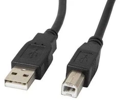 RoGer USB 2.0 A-plug AM-BM Spausdintuvas Cable 1m / juodas