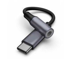 „RoGer“ USB-C į AUX 3,5 mm skaitmeninio garso adapteris, skirtas „Samsung“, „Google“, „OnePlus“ (DAC 24 bitų 48 kHz)