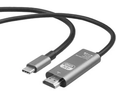 „RoGer“ USB-C į HDMI UltraHD 4K@60Hz kabelis 1,8 m