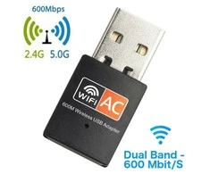 „RoGer“ USB „WiFi“ dviejų dažnių adapteris, 802.11ac / 600mbps / RTL8811cu