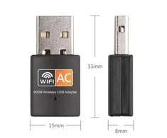 „RoGer“ USB „WiFi“ dviejų dažnių adapteris, 802.11ac / 600mbps / RTL8811cu