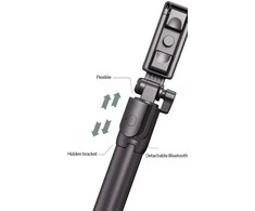 „RoGer V17“ asmenukių lazdos trikojis su „Bluetooth“ nuotolinio valdymo pultu