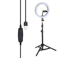 RoGer V7 universalus trikojo stovas asmenukėms su 3 tonų LED lempa 2,1 m