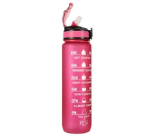 Gertuvė dviračiui 1000ml Time market bottle Rožinė