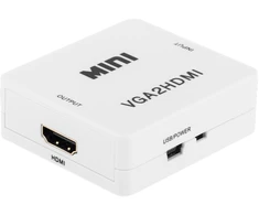 RoGer VGA to HDMI Video Signal Converter (+Audio) / baltas