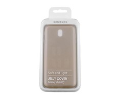 Samsung Galaxy J7 (2017) silikoninis dėklas (Auksinis) AJ730TFEG 