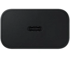 112803 EP-T2510EBE Samsung USB-C 25W Kelioninis įkroviklis juodos spalvos (OOB Bulk)