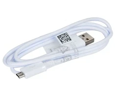 EP-TA200EWE + ECB-DU4EWE Samsung 15W kelioninis įkroviklis + microUSB duomenų kabelis baltas (OOB masinis)