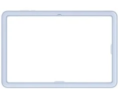 JX930CL Frame Cover Samsung Galaxy Tab S11 Ultra, Mėlyna