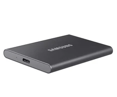 Išorinis kietasis diskas SSD SAMSUNG T7/2TB/USB 3.2/Rašymo greitis 1000 MB/sek/Skaitymo greitis 1050 MB/sek/MU-PC2T0T/WW