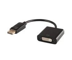 Savio CL-91 vaizdo kabelio adapteris 0,2 m DisplayPort DVI Juodas