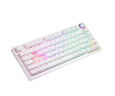 Savio Klaviatūra mechaninė belaidė PHENIX Baltas Gateron Geltona, ABS