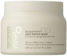 Schwarzkopf Professional BlondMe Bondfinity Deep Repair Mask giliai atkurianti kaukė šviesiems plaukams, 200 ml