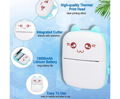 Setty Mini terminis spausdintuvas bluetooth DT1-0 baltas