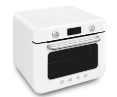 SMEG COF01WHEU balta kombinuota stalinė garinė orkaitė