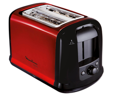 Moulinex Subitor skrudintuvas 2 griežinėliai Juoda, Raudona 850 W