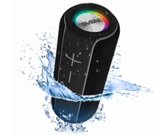 Speaker SVEN PS-285, juodas (20W, Atsparus vandeniui (IPx7), TWS, Bluetooth, FM, USB, Micro SD, 3000mA*h), SV-020873