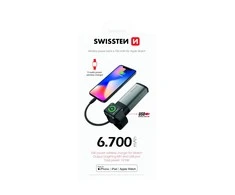 Swissten 2in1 Apple Watch MFi Power Bank 6700 mAh