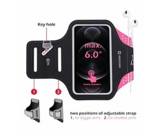 Swissten Armbag dėklas telefonams iki 6 colių