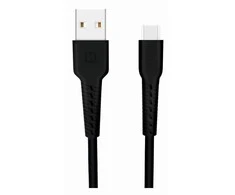 Swissten USB - USB-C 1.0m juoda