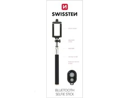 Swissten Bluetooth asmenukių lazda, skirta mobiliesiems telefonams ir fotoaparatams su nuotolinio valdymo pultu