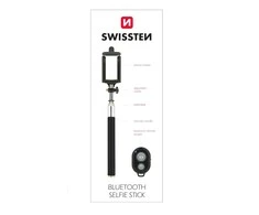 Swissten Bluetooth asmenukių lazda, skirta mobiliesiems telefonams ir fotoaparatams su nuotolinio valdymo pultu