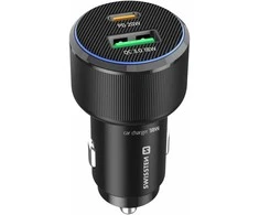 Swissten Car Charger USB-C PD / USB 38W
