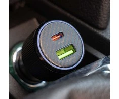 Swissten Car Charger USB-C PD / USB 63W