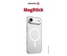 „Swissten Clear Jelly Magstick“ dėklas, skirtas „Apple iPhone Air“ – permatomas