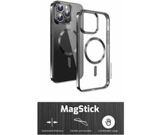 Swissten Clear Jelly Magstick metalinis dėklas, skirtas Samsung Galaxy S25 Ultra 5G