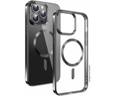 „Swissten Clear Jelly MagStick“ metalinis dėklas, skirtas „Apple iPhone 16e“