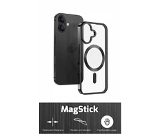 Dėklas Swissten Clear Jelly MagStick Metallic Case for Apple iPhone 17 Pro Max