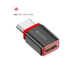 Swissten DataGUARD Charging Adapteris with Data Blocking USB-A to USB-C