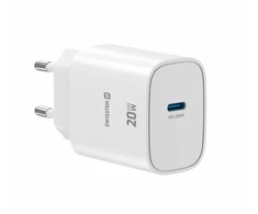 Swissten Edge Travel Charger USB-C GaN 20W Baltas