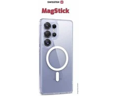 Swissten F7f40 Skaidrus Jelly MagStick nugaros dėklas, skirtas Samsung Galaxy S25 Ultra 5G