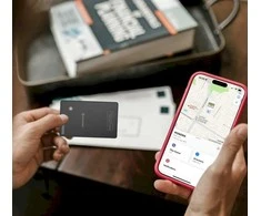 SWISSTEN FindCard išmanusis ieškiklis su Apple Find My funkcija, juodas