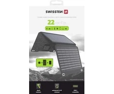 „Swissten“ sulankstoma saulės baterija USB-C / USB 22W