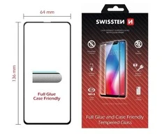 Swissten Full Face 5D grūdintas stiklas Samsung Galaxy S10E Juodas