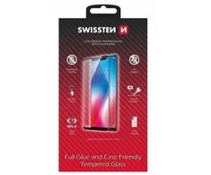 „Swissten“ grūdinto stiklo ekrano apsauga, skirta „Apple iPhone 13 PRO MAX“, juoda, pritaikyta dėklui ir spalvotam rėmeliui