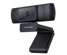 Swissten Full HD žiniatinklio kamera su mikrofonu / Auto Focus USB 2.0 Juodas