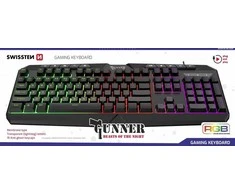 Klaviatūra Swissten Gunner Gaming Spēļu Tastatūra