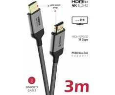 Swissten HDMI į HDMI 4K kabelis 3m