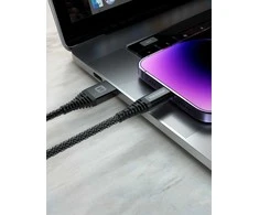 Kabelis USB Swissten USB-A - Lightning 1.5 m Pilka (71543010)